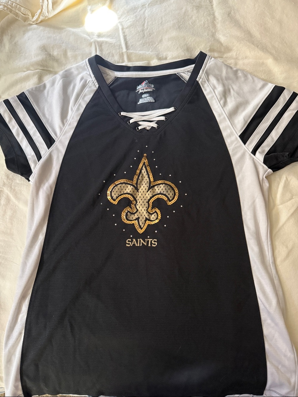 Womens Saints Tee Shirt Lg